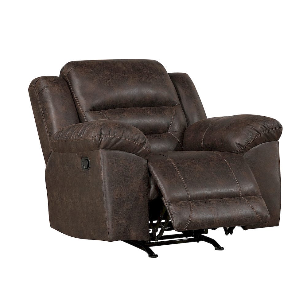 Homelegance  - Hazen Rocker Reclining Chair in Dark brown - 8538DB-1  view 7