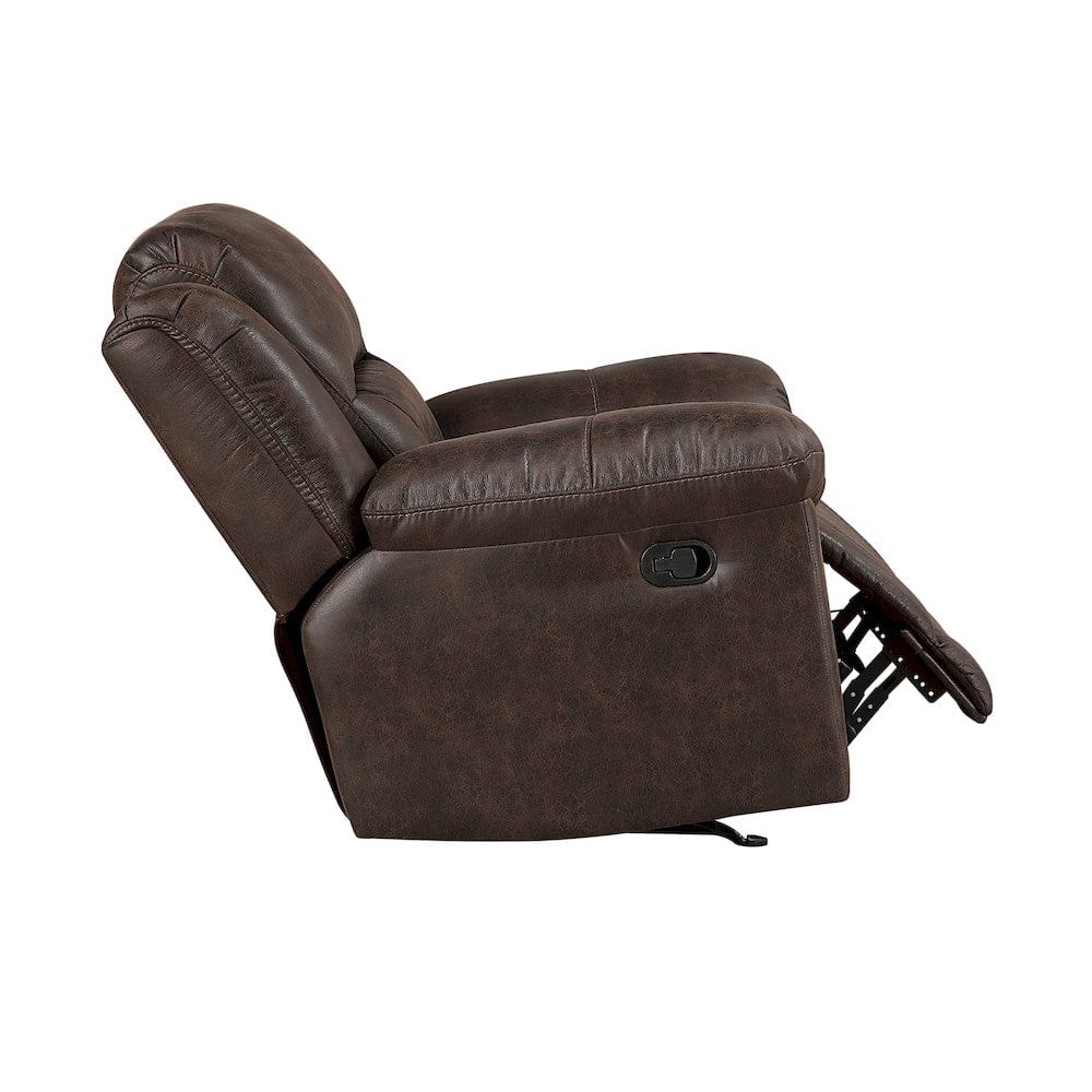 Homelegance  - Hazen Rocker Reclining Chair in Dark brown - 8538DB-1  view 9