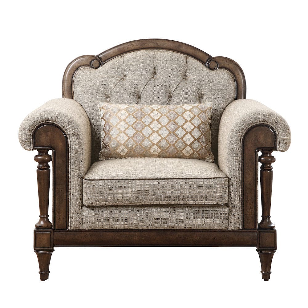 Homelegance  - Heath Court Chair in Multi-color - 16829-1  view 3