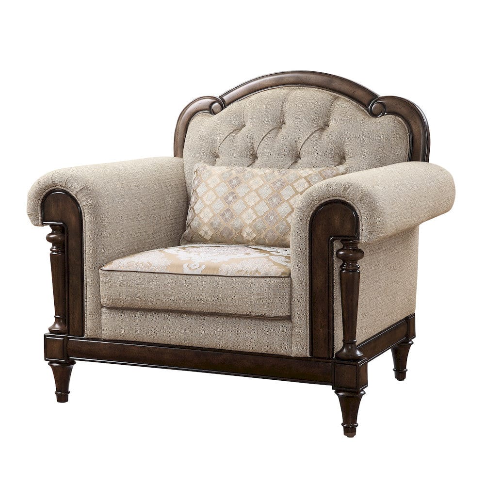 Homelegance  - Heath Court Chair in Multi-color - 16829-1  view 4