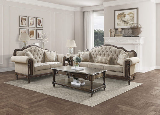 Homelegance  - Heath Court Love Seat in Multi-color - 16829-2  view 2