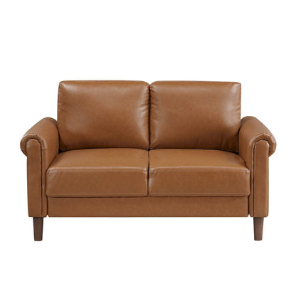 Homelegance  - Hector Love Seat in Brown - 9690BRW-2  view 1