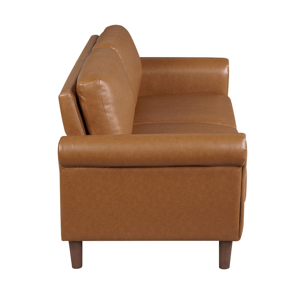 Homelegance  - Hector Love Seat in Brown - 9690BRW-2  view 3
