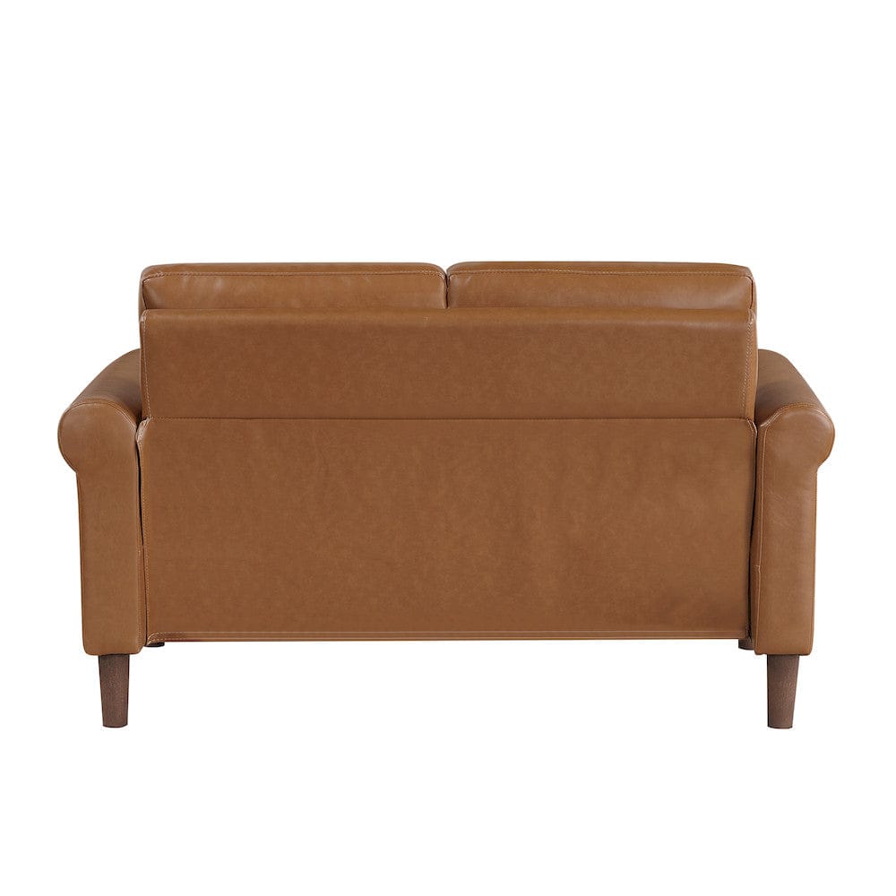 Homelegance  - Hector Love Seat in Brown - 9690BRW-2  view 4