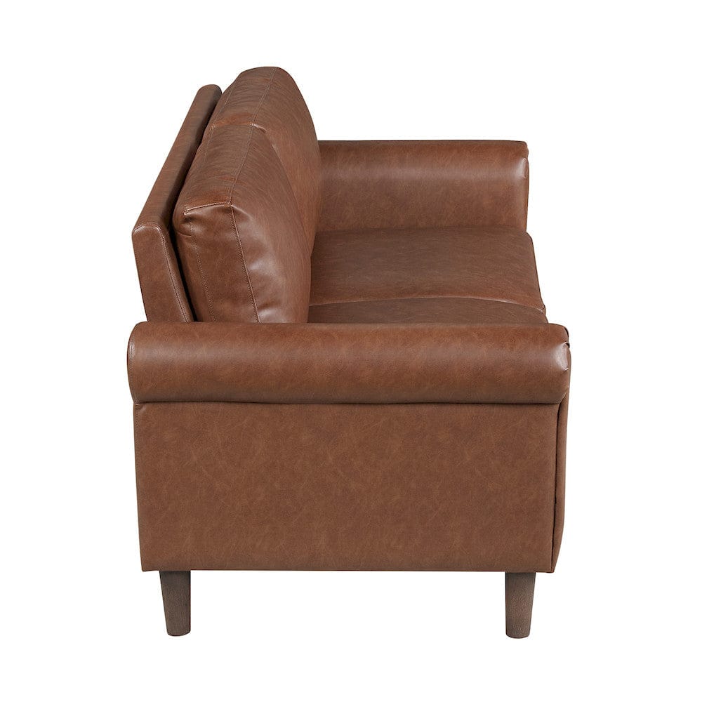 Homelegance  - Hector Love Seat in Chocolate - 9690CHC-2  view 3