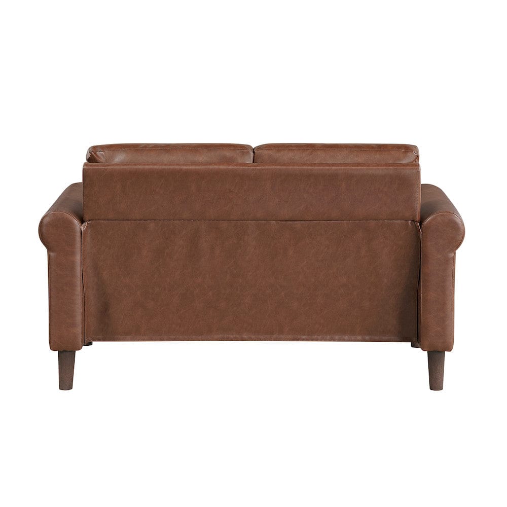 Homelegance  - Hector Love Seat in Chocolate - 9690CHC-2  view 4