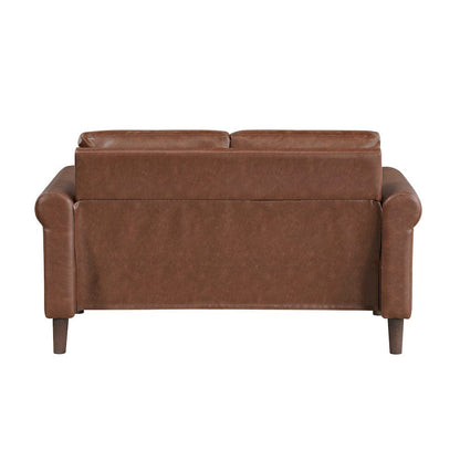Homelegance  - Hector Love Seat in Chocolate - 9690CHC-2  view 4