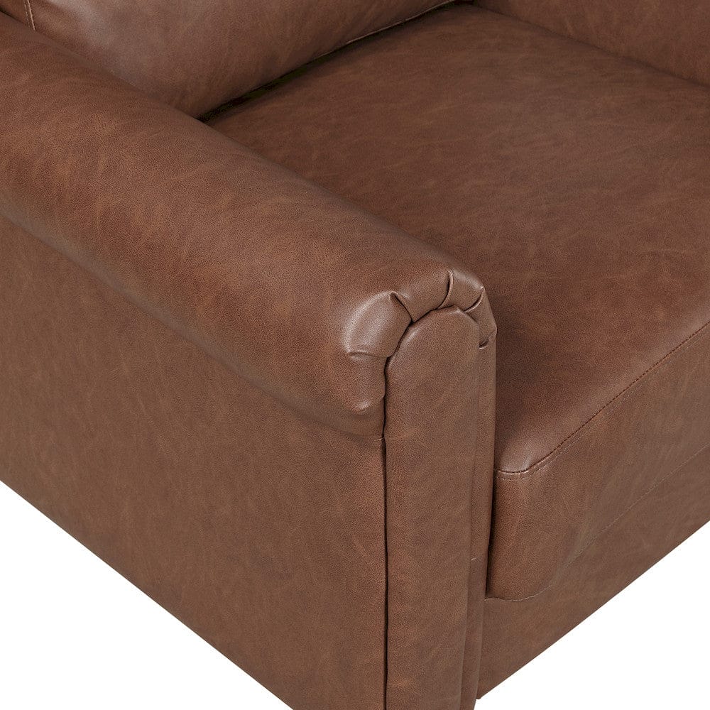 Homelegance  - Hector Love Seat in Chocolate - 9690CHC-2  view 5