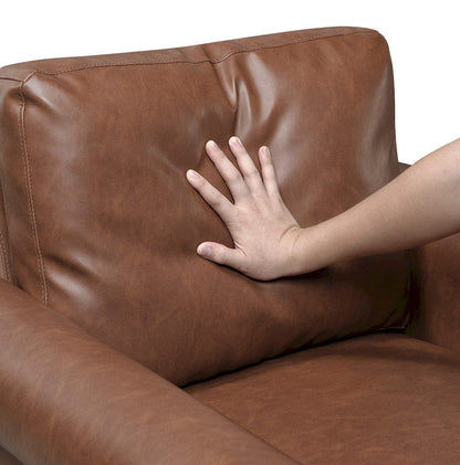 Homelegance  - Hector Love Seat in Chocolate - 9690CHC-2  view 6