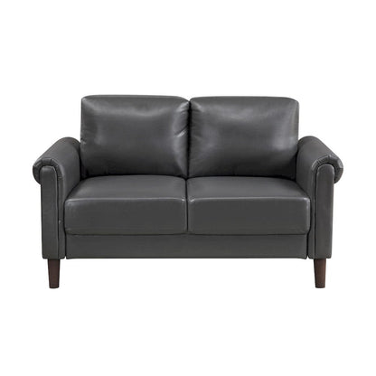 Homelegance  - Hector Love Seat in Dark gray - 9690DGY-2  view 1