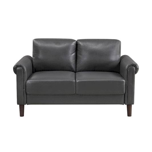Homelegance  - Hector Love Seat in Dark gray - 9690DGY-2  view 1
