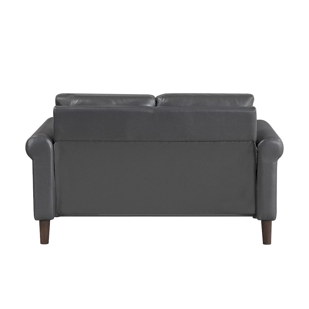 Homelegance  - Hector Love Seat in Dark gray - 9690DGY-2  view 8