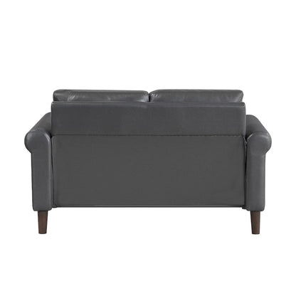 Homelegance  - Hector Love Seat in Dark gray - 9690DGY-2  view 8