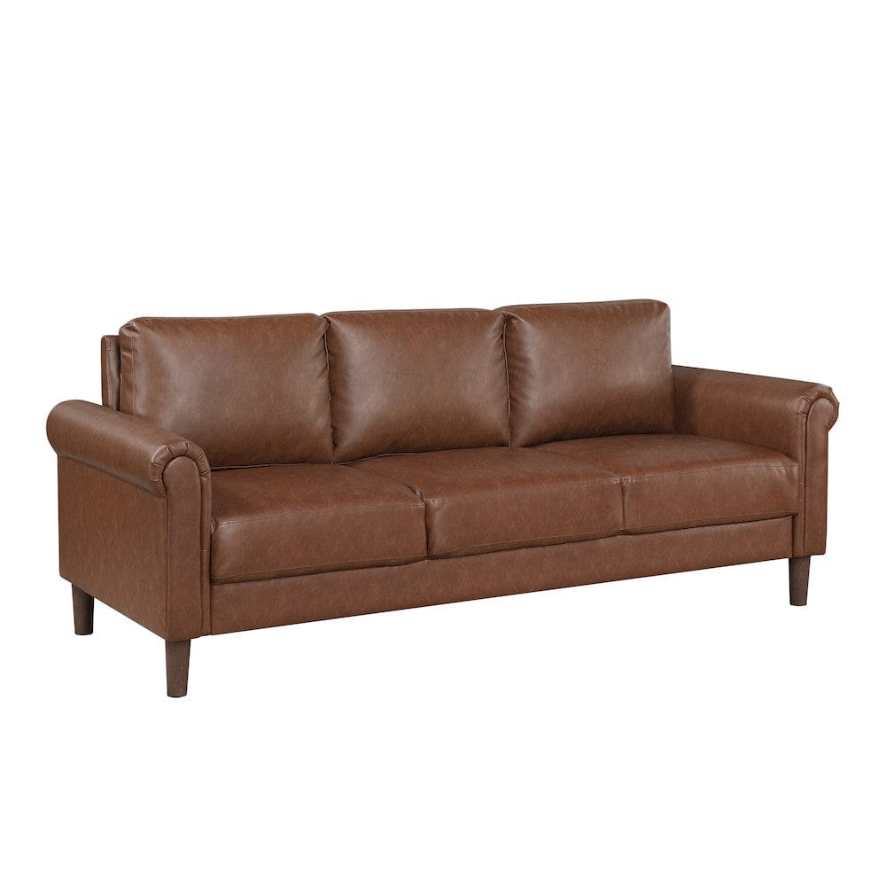 Homelegance  - Hector Sofa in Chocolate - 9690CHC-3  view 3