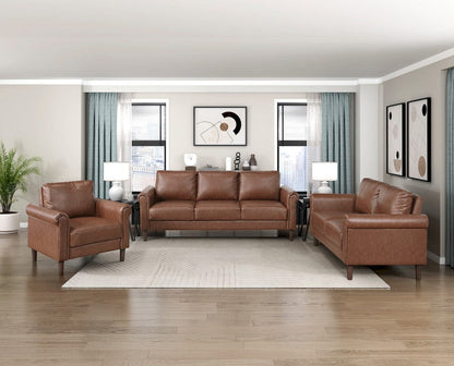 Homelegance  - Hector Sofa in Chocolate - 9690CHC-3  view 9