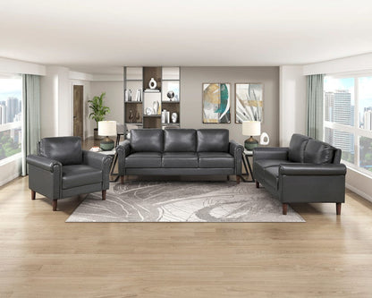 Homelegance  - Hector Sofa in Dark gray - 9690DGY-3  view 9