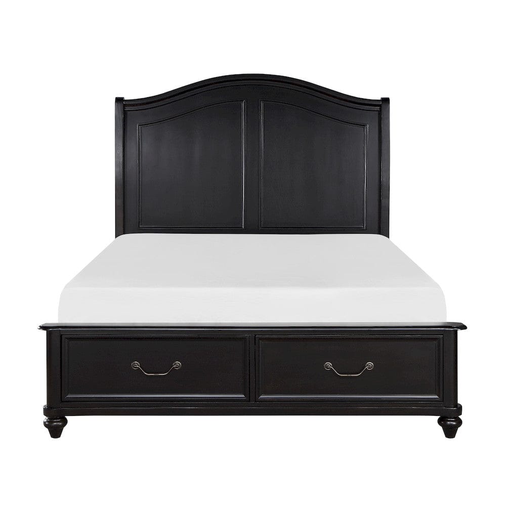 Homelegance  - Herman Queen Platform Bed W/ Footboard Storage - 1420-1x  view 1