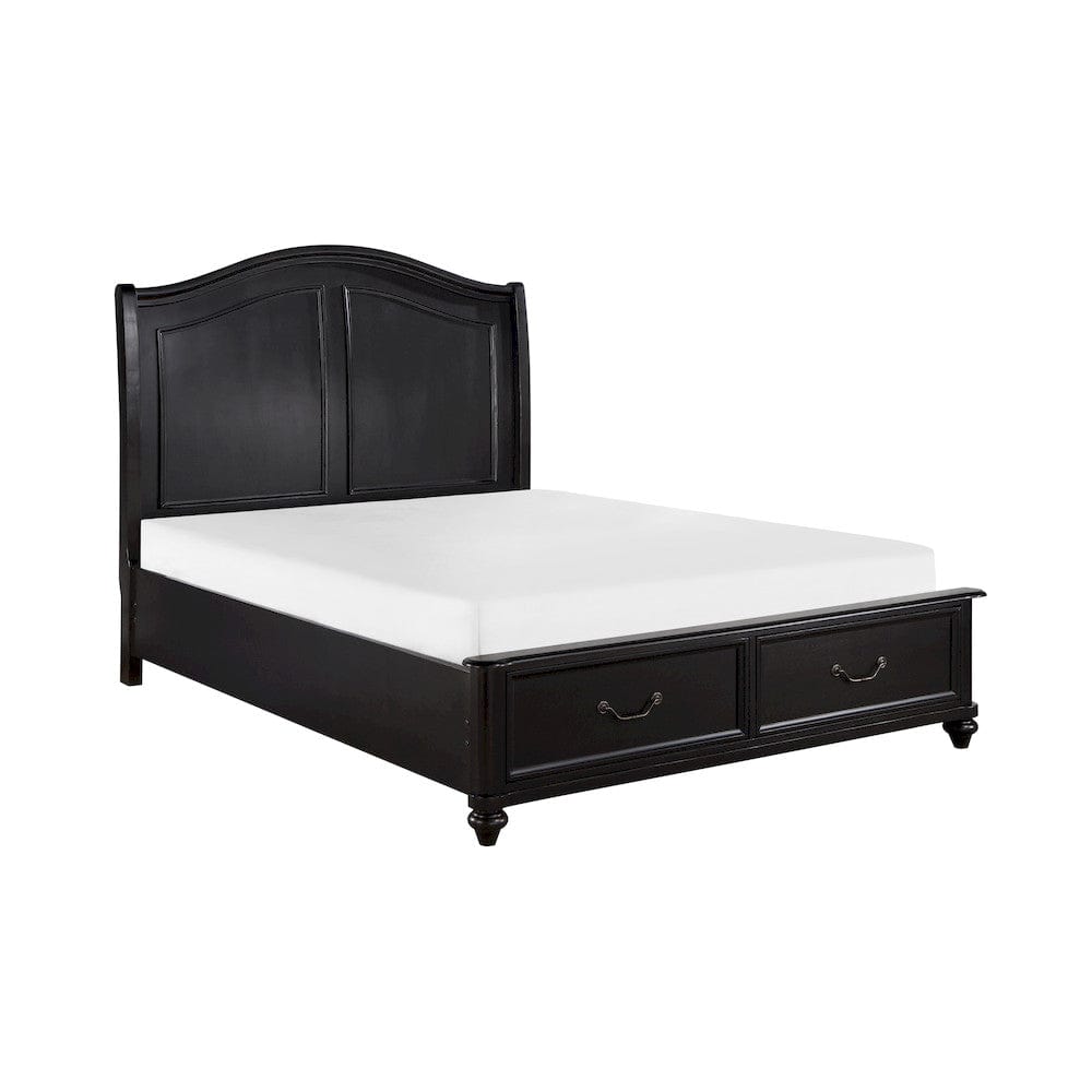 Homelegance  - Herman Queen Platform Bed W/ Footboard Storage - 1420-1x  view 2