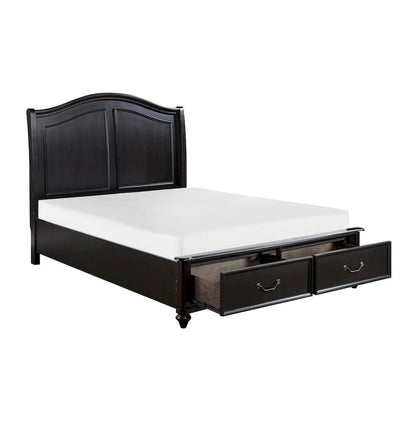 Homelegance  - Herman Queen Platform Bed W/ Footboard Storage - 1420-1x  view 3