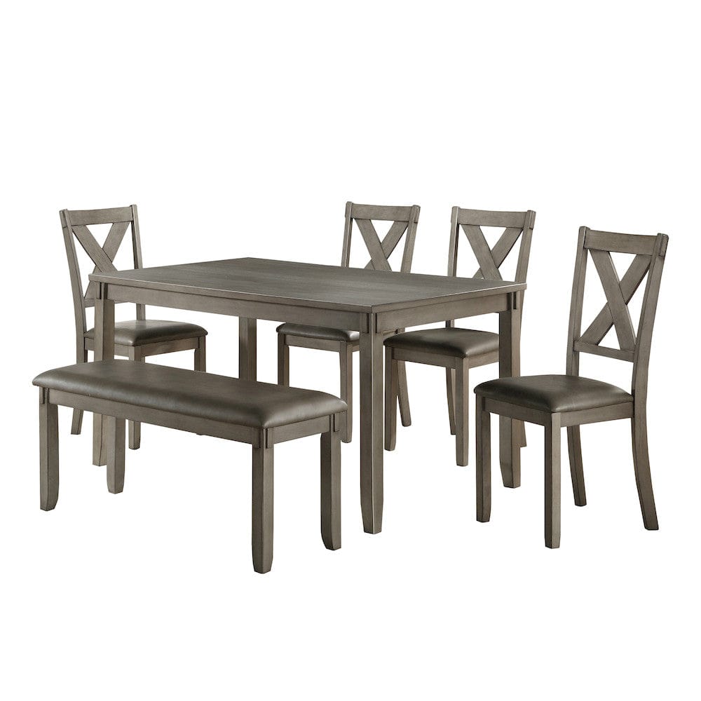 Homelegance  - Holders 6-Piece Pack Dinette Set in Gray - 5693  view 1