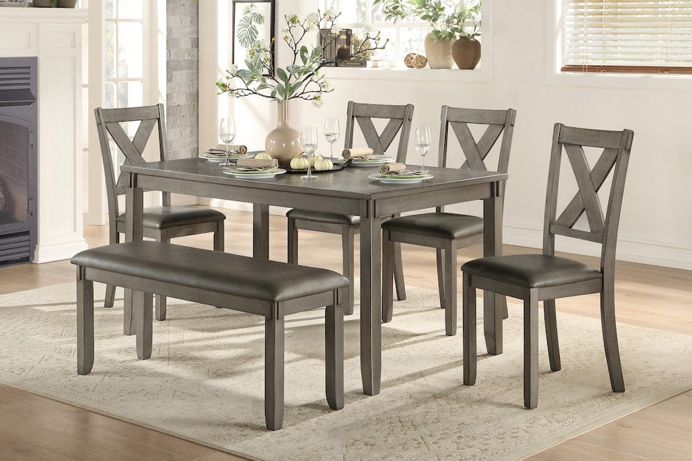 Homelegance  - Holders 6-Piece Pack Dinette Set in Gray - 5693  view 10