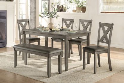 Homelegance  - Holders 6-Piece Pack Dinette Set in Gray - 5693  view 10
