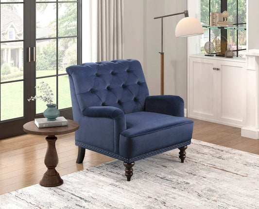 Homelegance  - Holland Park Accent Chair in Dark blue - 1201F3S  view 2