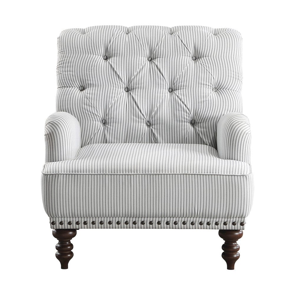 Homelegance  - Holland Park Accent Chair in Gray and white - 1201F5S  view 4