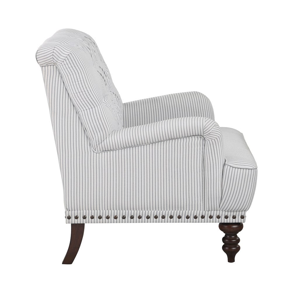 Homelegance  - Holland Park Accent Chair in Gray and white - 1201F5S  view 5
