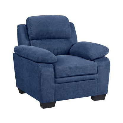 Homelegance  - Holleman Chair in Blue - 9333BU-1  view 1