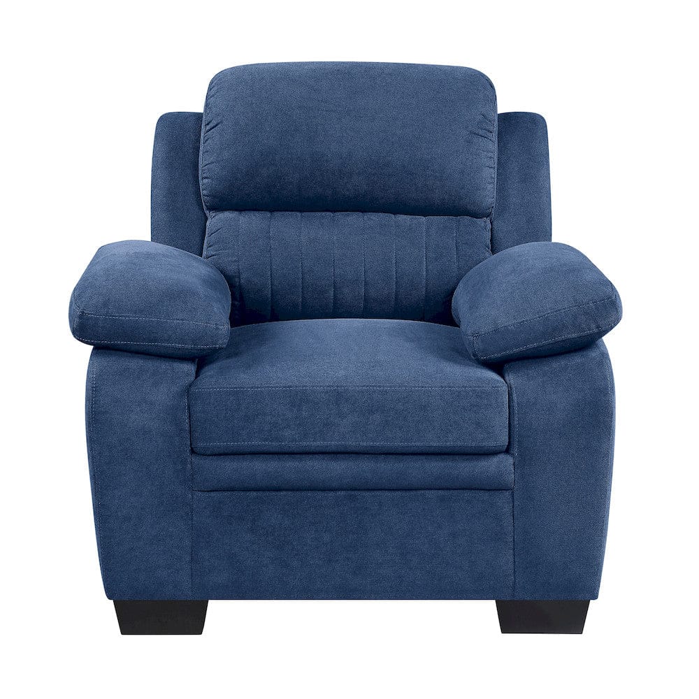 Homelegance  - Holleman Chair in Blue - 9333BU-1  view 5