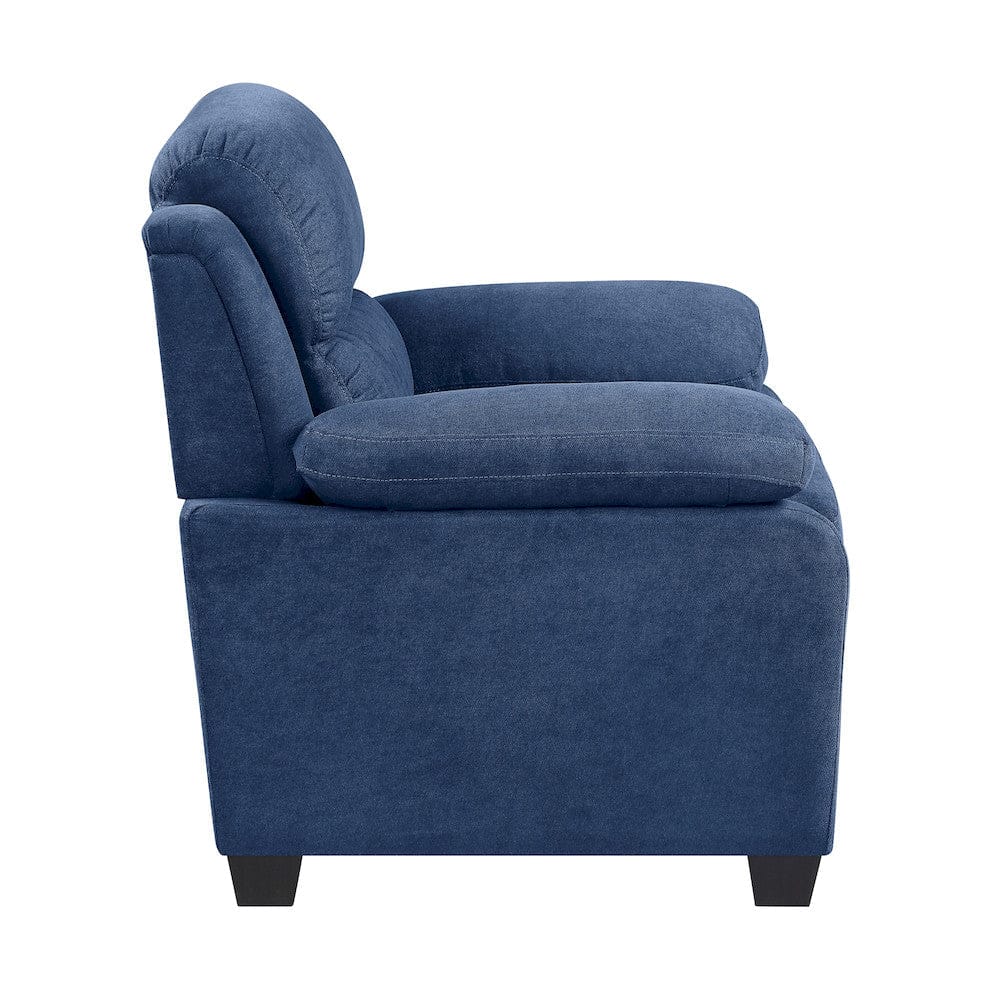 Homelegance  - Holleman Chair in Blue - 9333BU-1  view 6