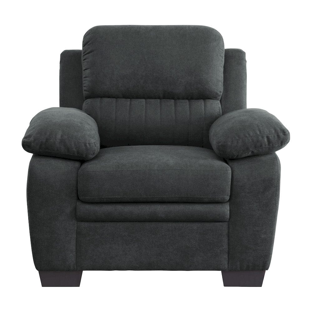 Homelegance  - Holleman Chair in Dark gray - 9333DG-1  view 1