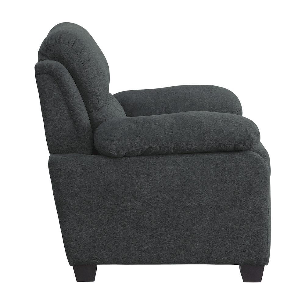 Homelegance  - Holleman Chair in Dark gray - 9333DG-1  view 3