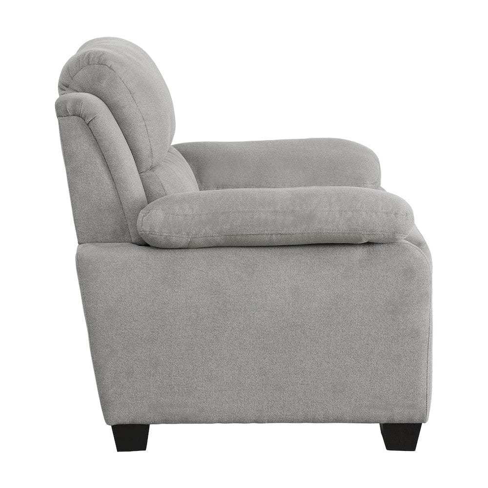Homelegance  - Holleman Chair in Gray - 9333GY-1  view 4