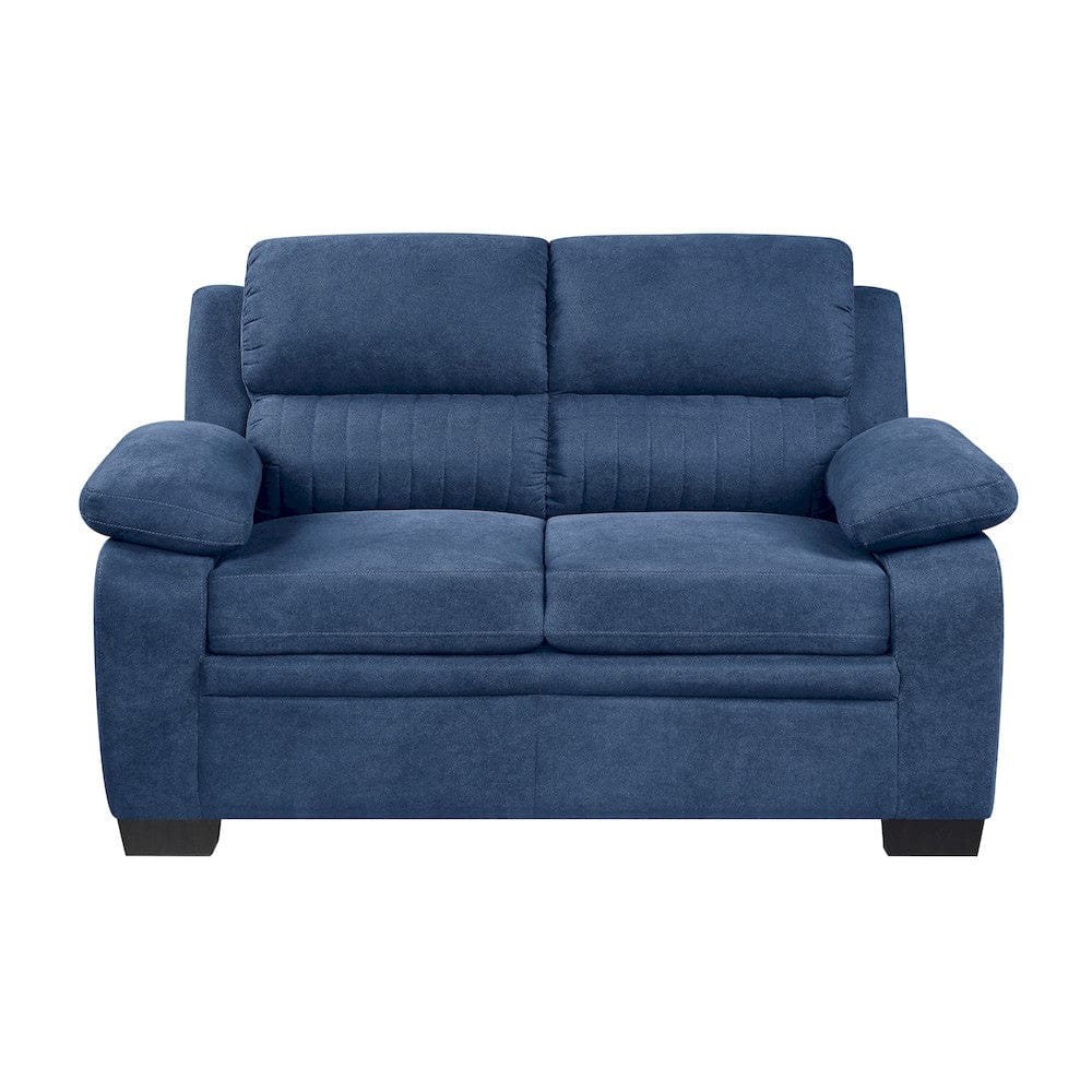 Homelegance  - Holleman Love Seat in Blue - 9333BU-2  view 1