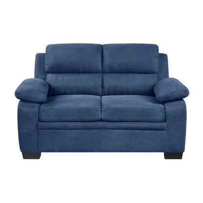 Homelegance  - Holleman Love Seat in Blue - 9333BU-2  view 1