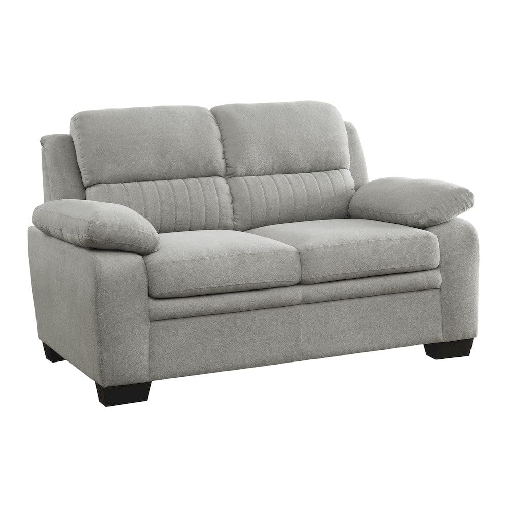 Homelegance  - Holleman Love Seat in Gray - 9333GY-2  view 2