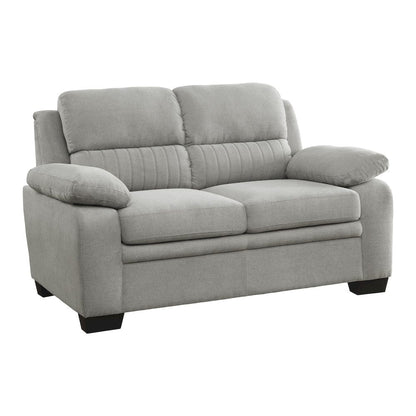 Homelegance  - Holleman Love Seat in Gray - 9333GY-2  view 2