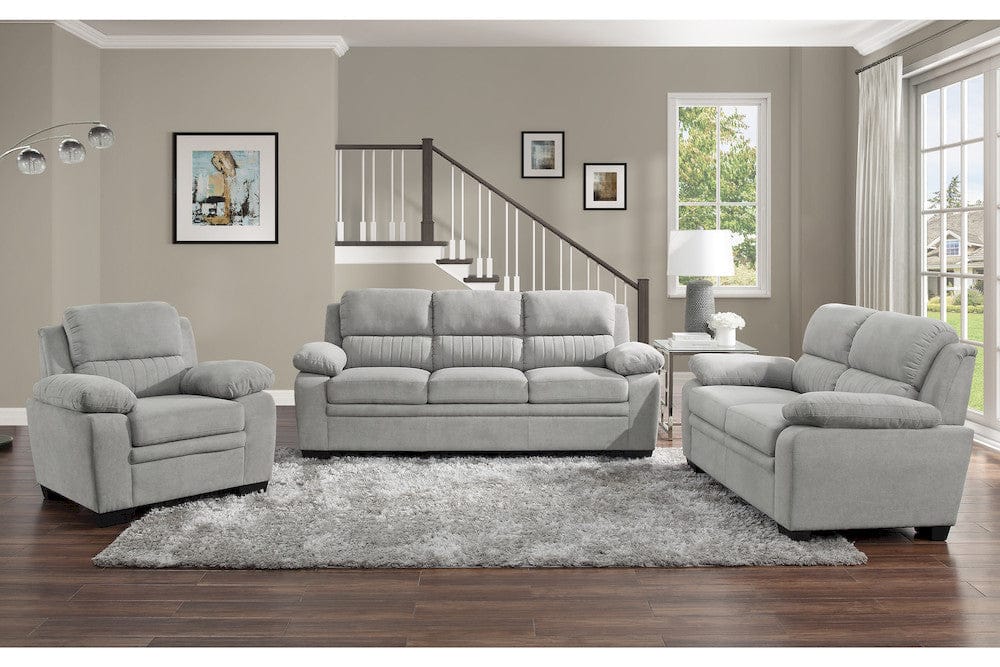Homelegance  - Holleman Love Seat in Gray - 9333GY-2  view 5