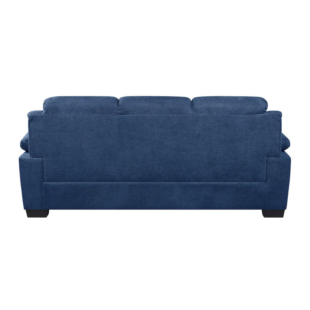 Homelegance  - Holleman Sofa in Blue - 9333BU-3  view 2