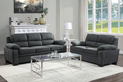 Homelegance  - Holleman Sofa in Dark gray - 9333DG-3  view 2