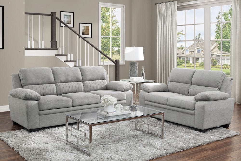 Homelegance  - Holleman Sofa in Gray - 9333GY-3  view 4