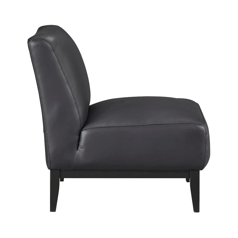 Homelegance  - Houghton Accent Chair in Black - 1129BLK-1  view 3