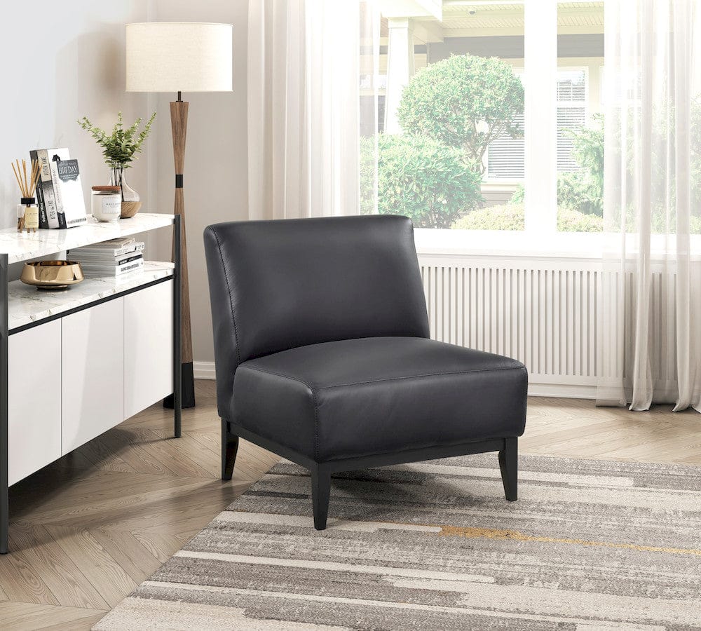 Homelegance  - Houghton Accent Chair in Black - 1129BLK-1  view 7
