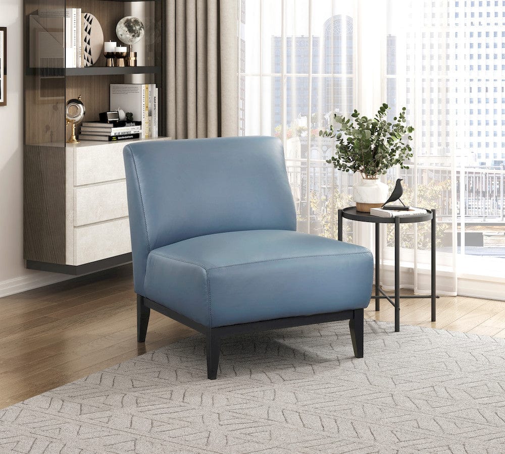 Homelegance  - Houghton Accent Chair in Blue - 1129BUE-1  view 8