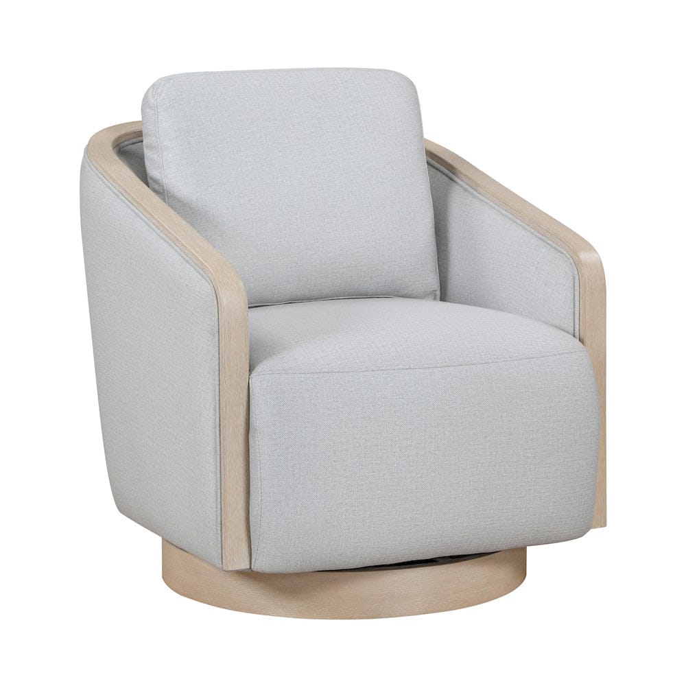 Homelegance  - Hugo Swivel Chair in Gray - 1041GY-1  view 1
