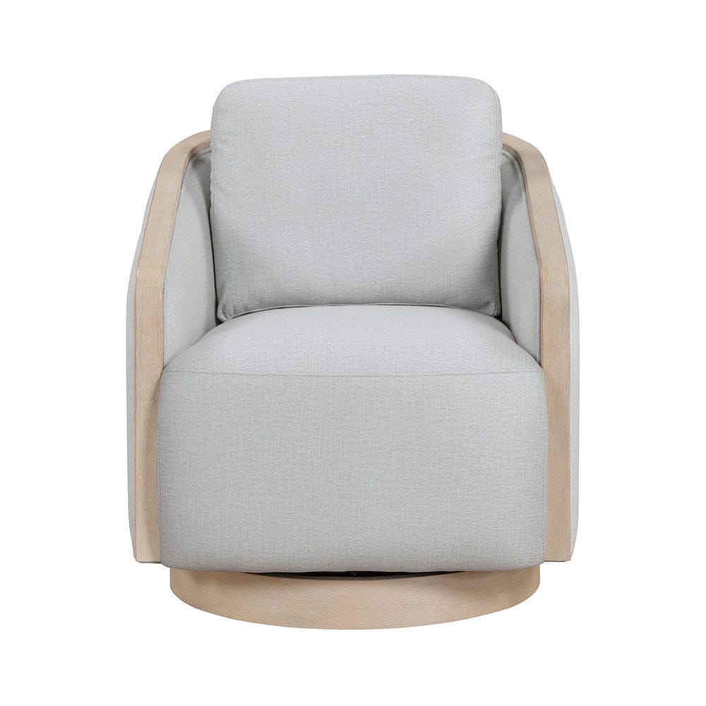 Homelegance  - Hugo Swivel Chair in Gray - 1041GY-1  view 2