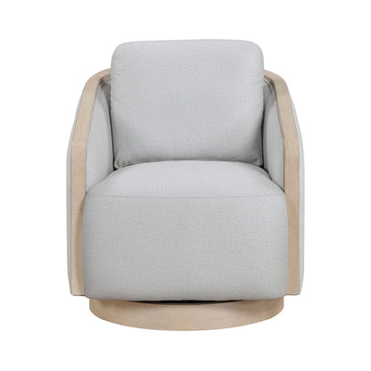 Homelegance  - Hugo Swivel Chair in Gray - 1041GY-1  view 2