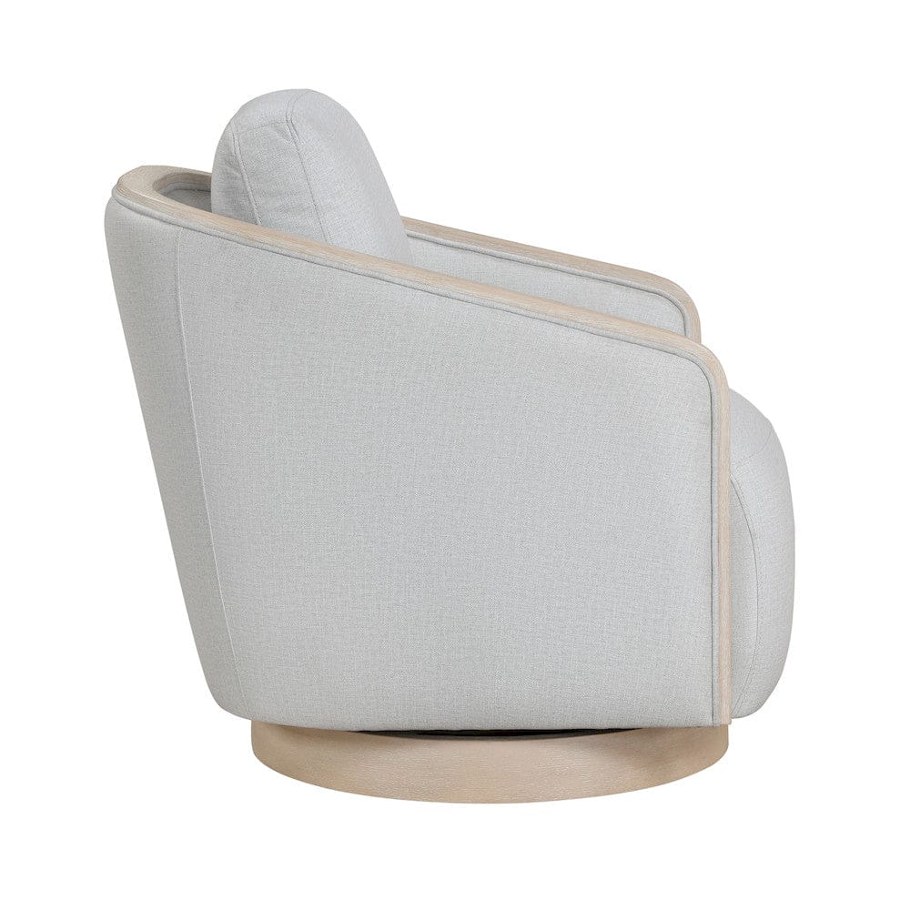 Homelegance  - Hugo Swivel Chair in Gray - 1041GY-1  view 4